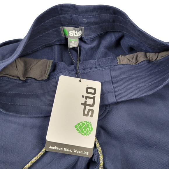 Stio Whitebark French Terry Jogger Mens S  Drawstring‎ Organic Cotton Sweatpants - Picture 1 of 10